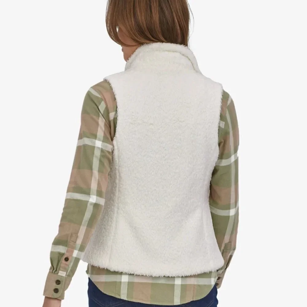Women's Patagonia Los Gatos Fleece Vest - White - size XS - Picture 2 of 10